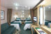 View description of an interior stateroom