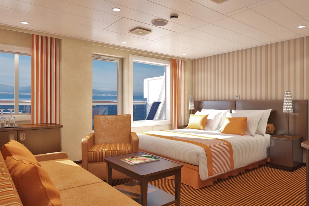 cruise ship cabin square footage
